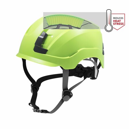 GENERAL ELECTRIC Safety Helmet, Non-Vented, Green GH401GN